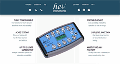 Desktop Screenshot of heinstruments.com